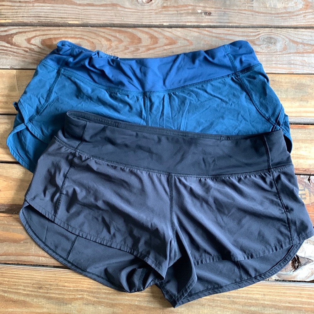 Lululemon Speed Short Lot of two Size 8